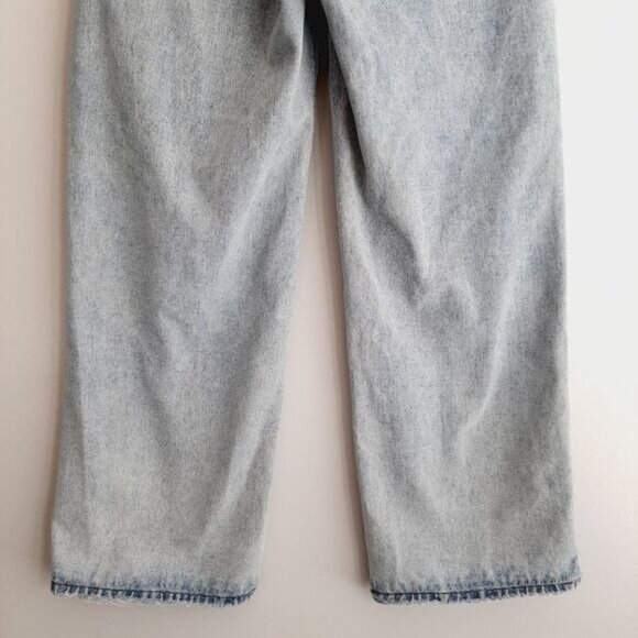 Vintage Hi-Rise Broken-In Mom Jean Faded Distressed Blue Sz 8 / M - Picture 11 of 14